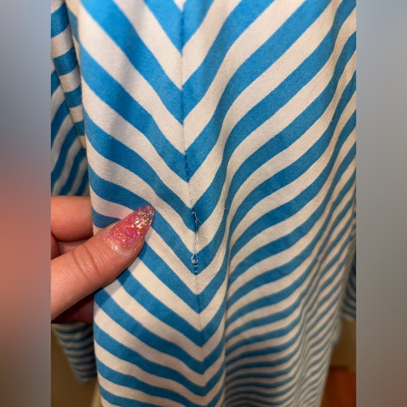 Vixen by Micheline Pitt Dollface Dress Blue and White (M) - Picture 11 of 11